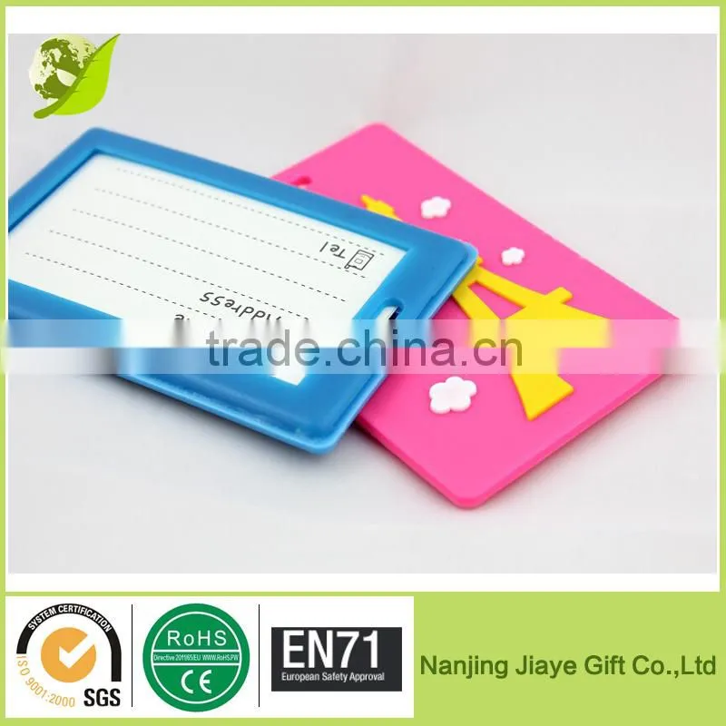 Soft PVC Luggage Tag Travel Tag
