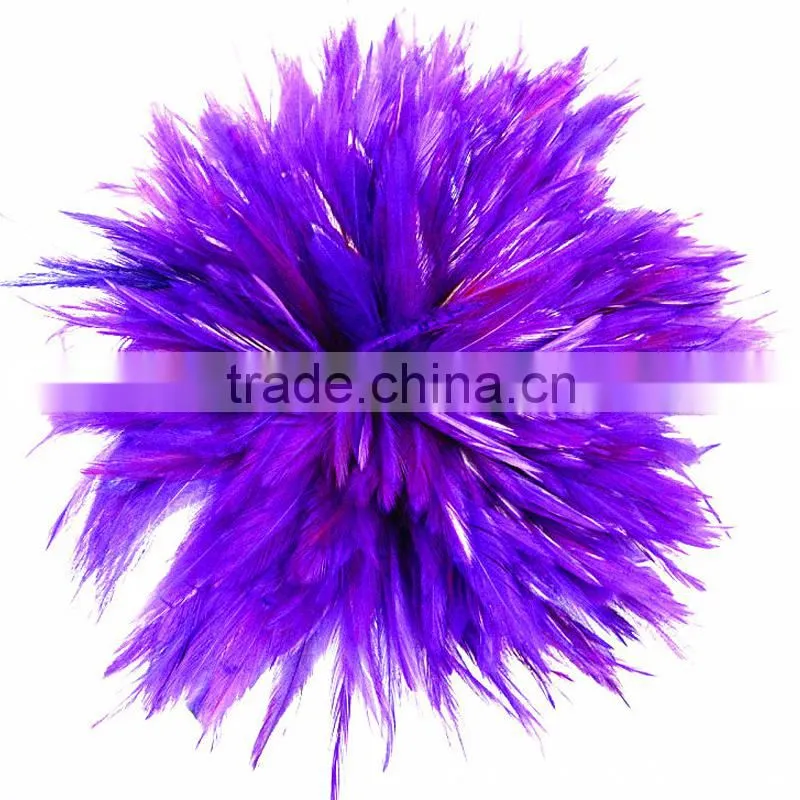 wholesale rooster feathers bulk Red color feather cock saddles