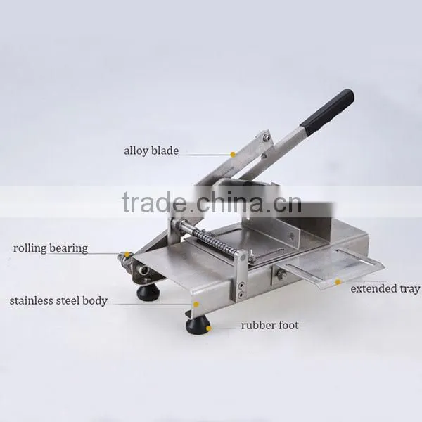 Full stainless steel automatic meat-sending device manual meat slicer industrial meat slicing machine for home use