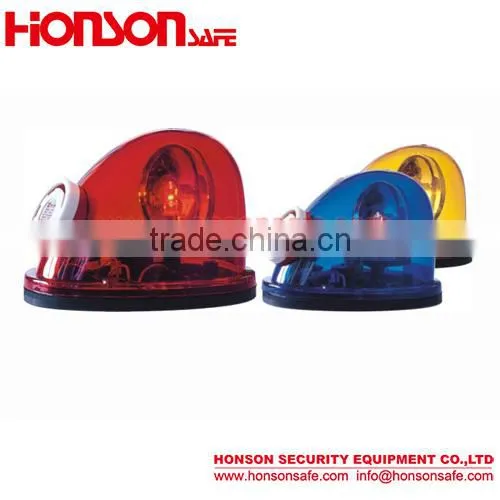 Rotating Halogen Warning Beacon Amber LED Traffic Beacon lighting with siren HTR210