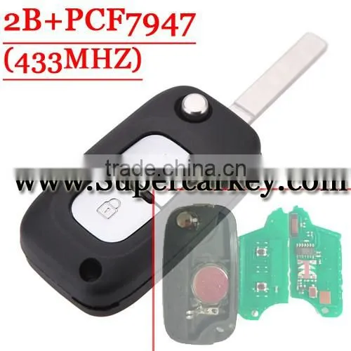 Best quality 3 Button Flip Remote Key 433MHZ For Opel Vectra C With 7946