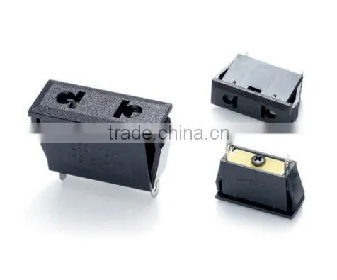 1 gang 3 pin 250V ac power socket female in protection