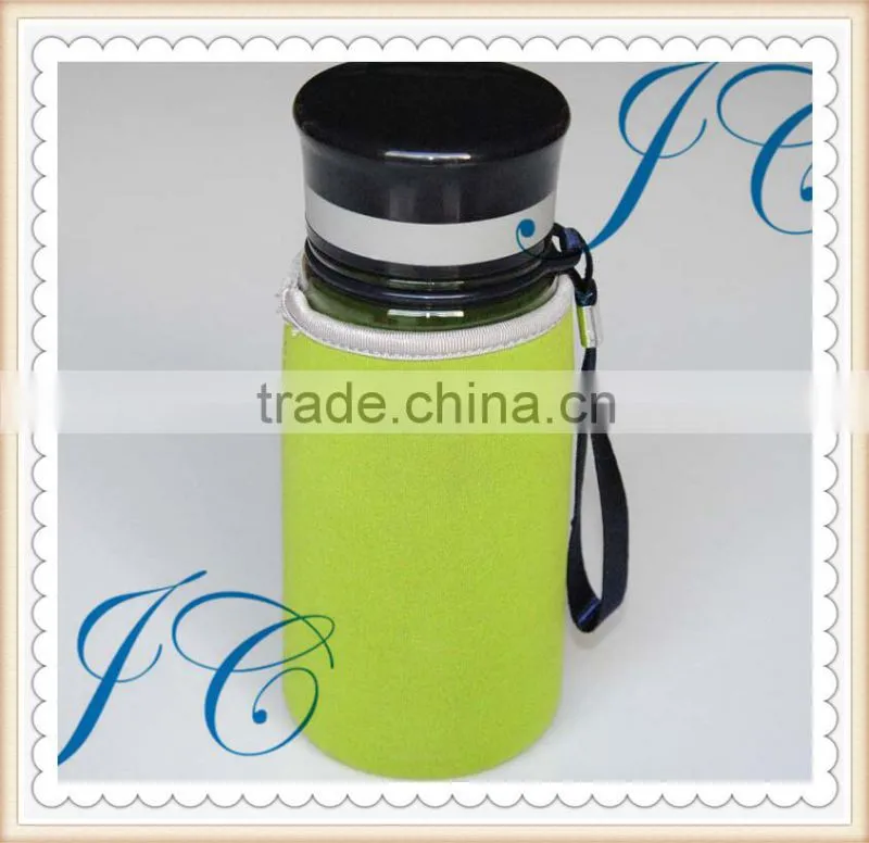Colorful insulated water bottle coffee cup sleeve with custom logo printing
