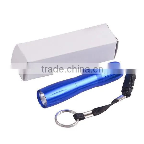 Under One Dollar Multi-color Aluminum Case AA Flashlight