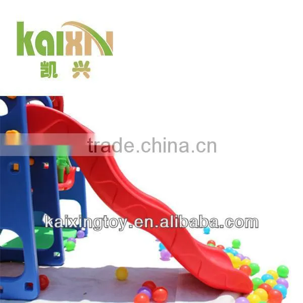 Kid Toy Outdoor Plastic Slide And Swing