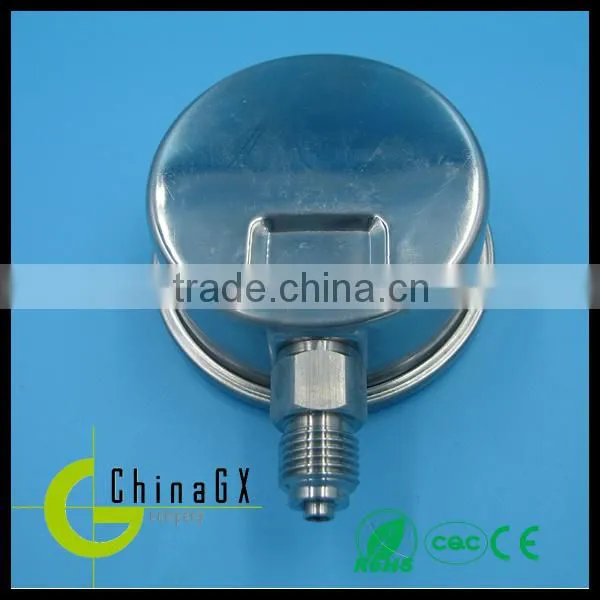 PGV series All Stainless glycerine or silicone Oil Filled Pressure Gauge manometer