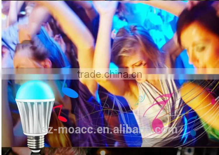 2015 hot selling wireless smart bulb bluetooth led bulb WiFi RGB Smart LED Bulb