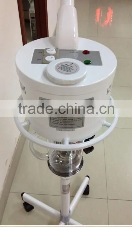 Salon use facial steamer/Ozone therapy steamer/professional facial steamer with glass jar