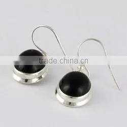 Fantastic Black Onyx 925 Sterling Silver Oval Shape Earring, Unique Silver Jewelry, Silver Jewelry