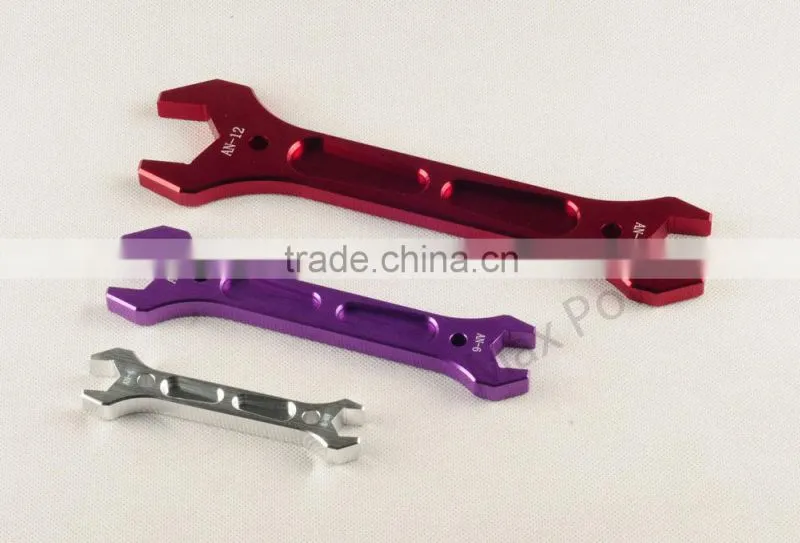 double-headed wrench open end wrench aluminum fittings wrench High quality aluminum alloy