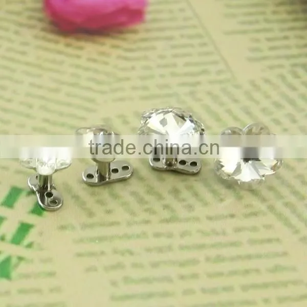 Micro Dermal Body Jewelry Anchor G23 Titanium Crystal Implant Piercing Jewelry