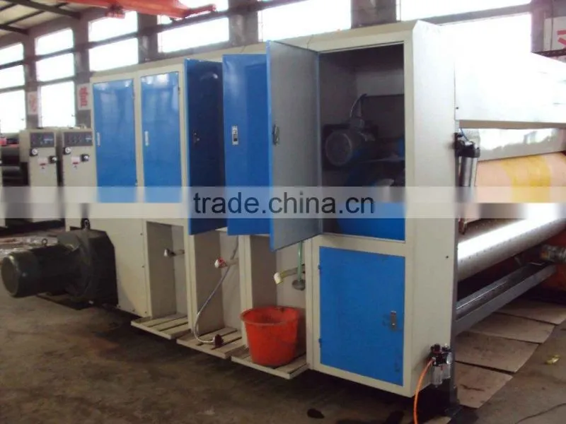 corrugated cardboard automatic box making machine printing machine