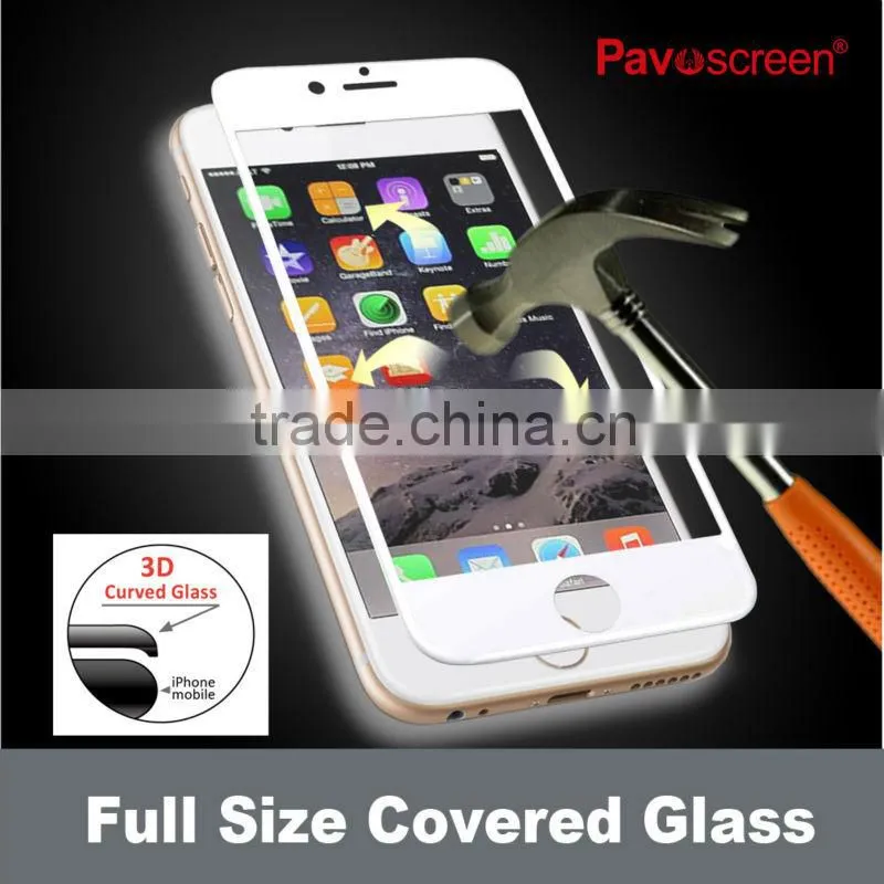 Pavoscreen Anti-glare 9H 2.5D Mobile Phone LCD monitor tempered Glass screen protector film for iPhone 6 mobile phone