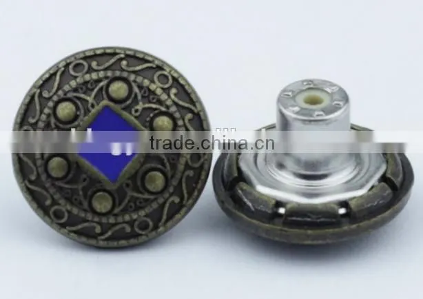 Sedex Audited Factory Metal Jeans Button For Jacket and Jeans Clothes