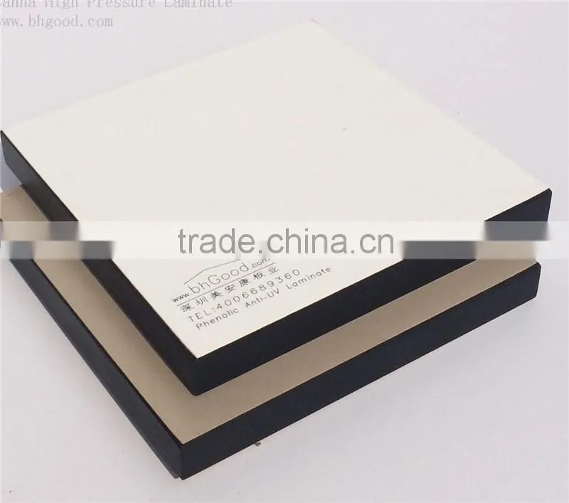 Bhgood modern waterproof phenolic hpl white compact laminate fish farms