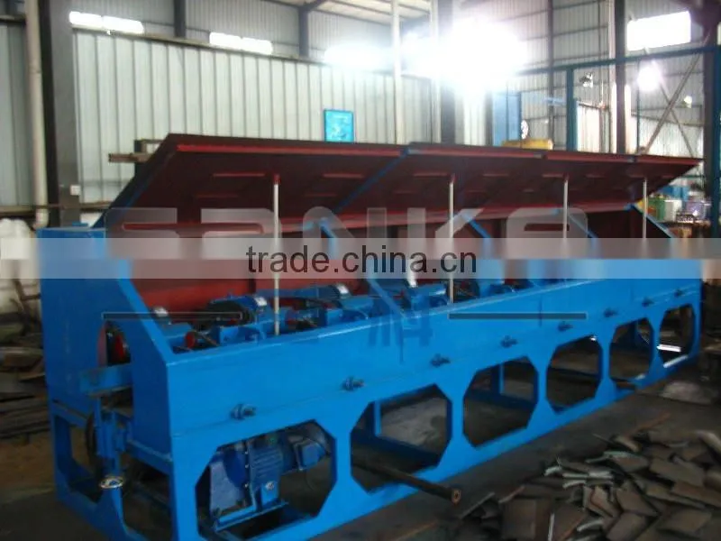High efficiency round pipe polishing machine