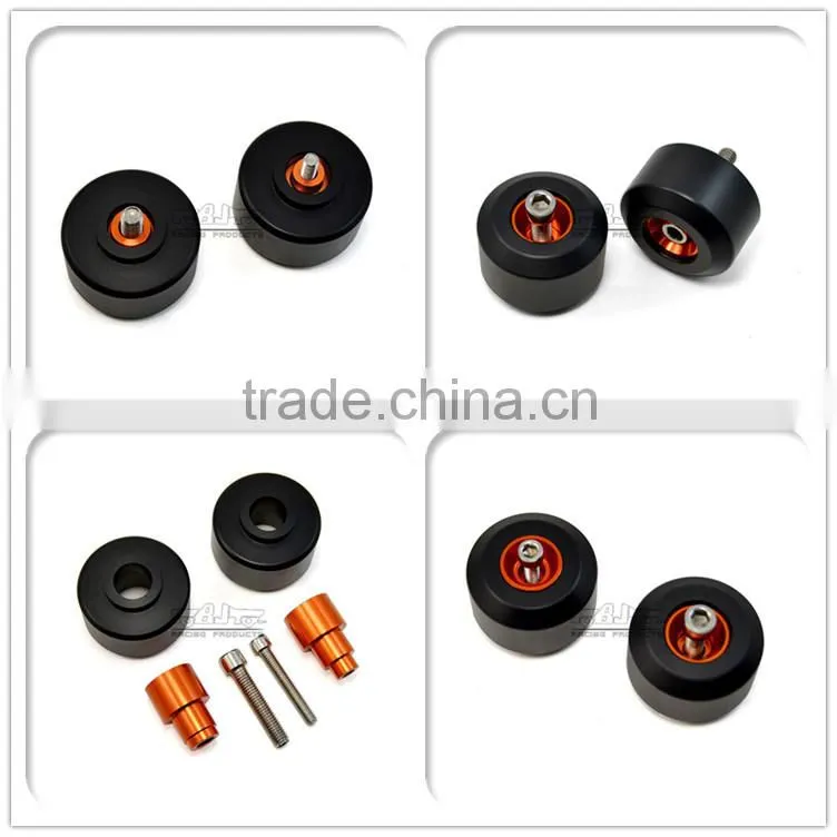 BJ-FS-KT001-OG KTM Parts Motorcycle Front Fork Wheel Frame Slider Crash Protector For KTM DUKE 125/200/390