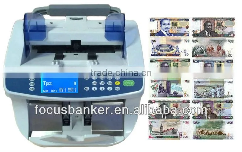 (Good Price ! ) Fast Processing Money counter for Many Currency including Kenyan shilling(KES)