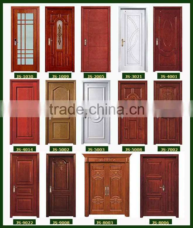 Pre-hung sound-roof water-proof oversize exterior door with cherry wood