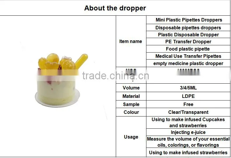 trade assurance Disposable pasteur pipettes (graduated) transfer pipettes dropper