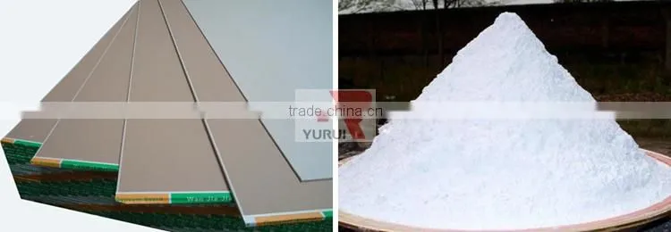 automatic new technology gypsum powder making machine/PLC control gypsum powder manufacturing machine