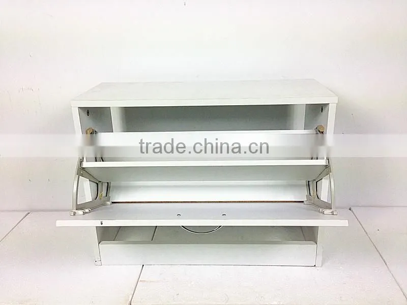 hot creative simple designs waterproof wooden shoe rack