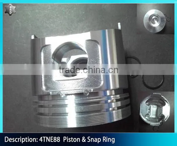 4TNE88 Excavator Engine Spare Parts 4TNE88 Liner Kit 4TNE88 Piston YM129001-22081