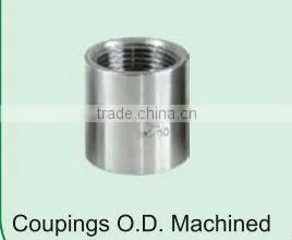 investment casting carbon/stainless steel pipe fittings couping machined