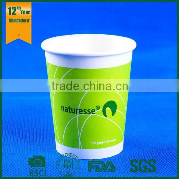 16oz PLA Coated Cheap Disposable Paper Cups for Hot Coffee and Tea