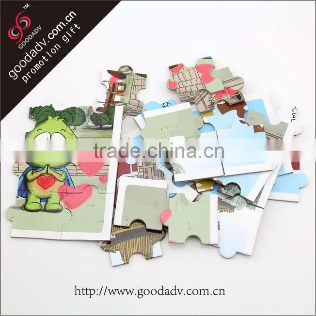 New arrive promotional item Custom Printing picture puzzles games for Kids