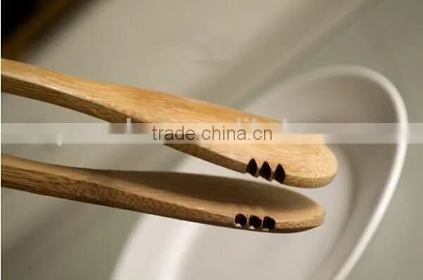 Natural Bamboo Tongs For Food
