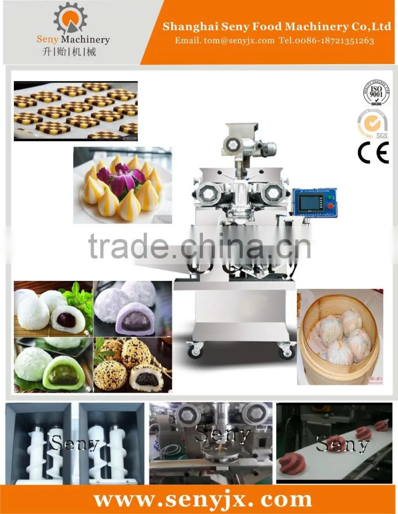 automatic delicious double color crystal bun maker machine with high productivity 120pcs/min