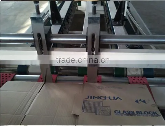 Hebei full automatic corrugated cardboard folder and gluer packing machine