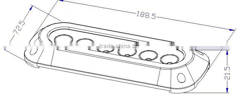 18W surface mount yacht marine underwater boat LED lights