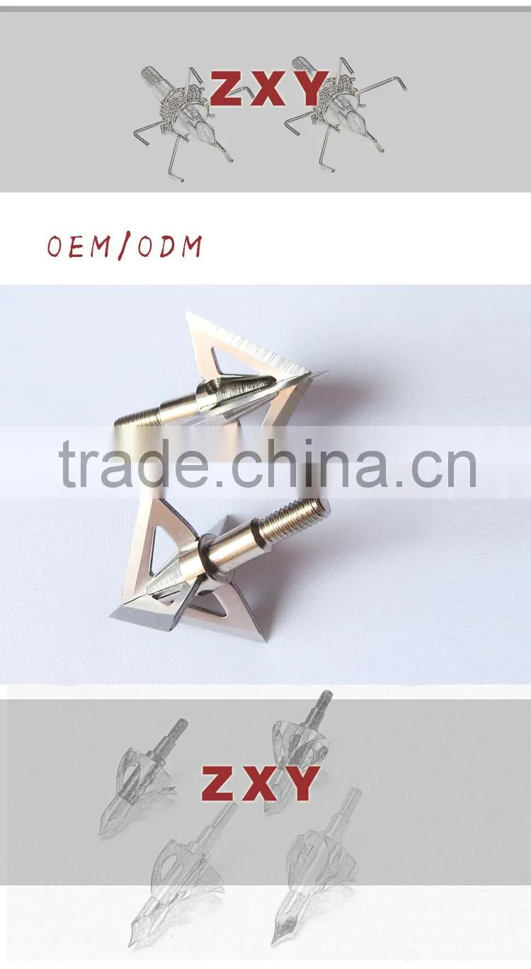 4 Blades Broadheads for Hunting arrow heads