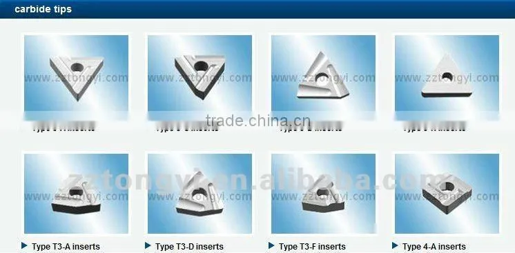 Zhuzhou factory cemented carbide cutting tools