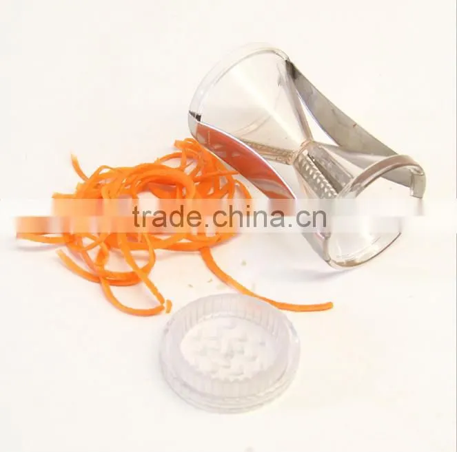 Transparent Spiral Slicer Stainless Steel Julienne Spiral Slicer
