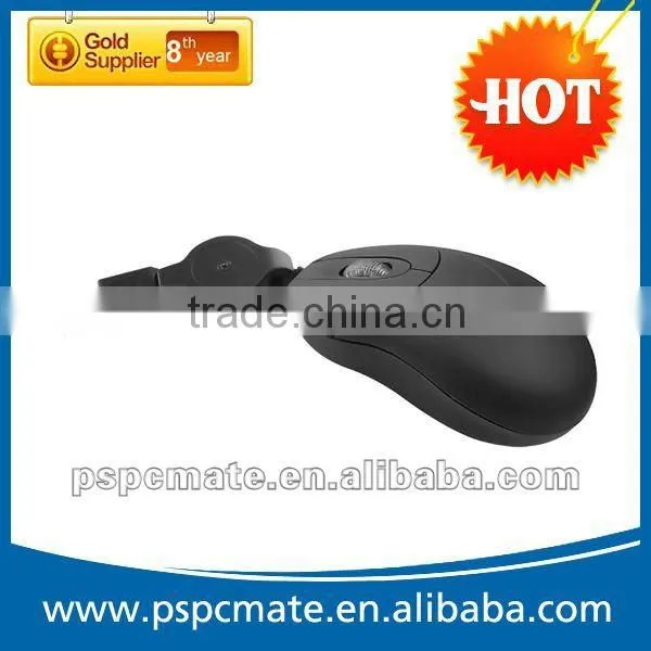 black color usb optical wired mouse for computer use