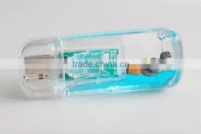 Aqua usb flash disk pen drive with customized floater