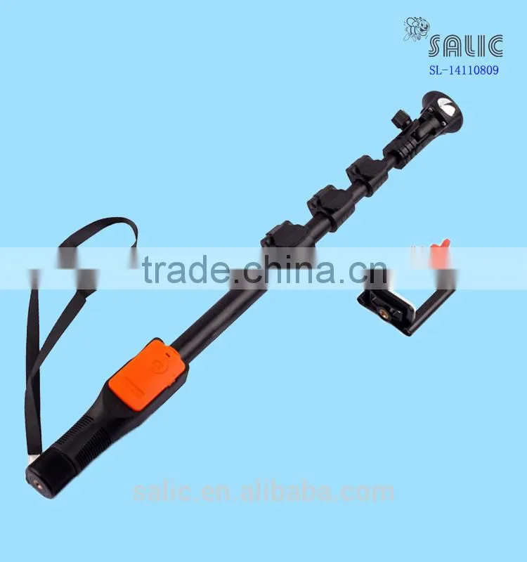2015 Selfie Stick Extendable hand held Monopod With Shutter Bluetooth