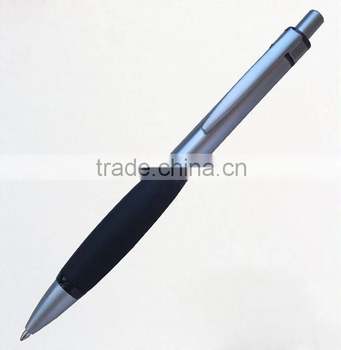 Hot Selling Metal Ball Pen With Soft Rubber