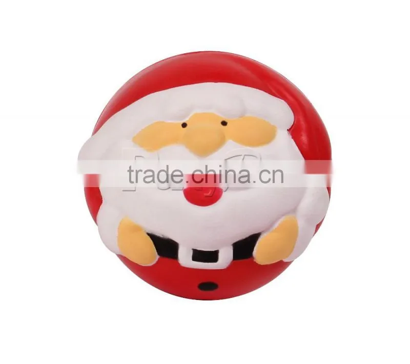 Partypro Zhejiang Hot Toys for Christmas 2015 Custom Logo Soft PU Foam Stress Toy