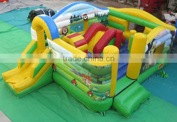 inflatable fun city amusement park, inflatable samll playground