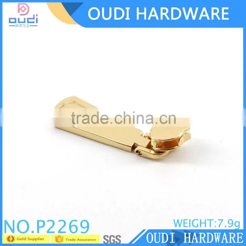 hot sale high quality metal zipper slider backpack metal puller accessories factory eholesale