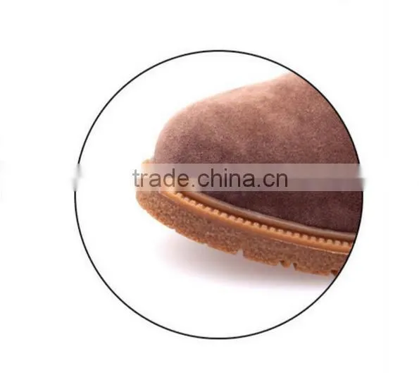 2015 winter suede flat boot for woman for girl