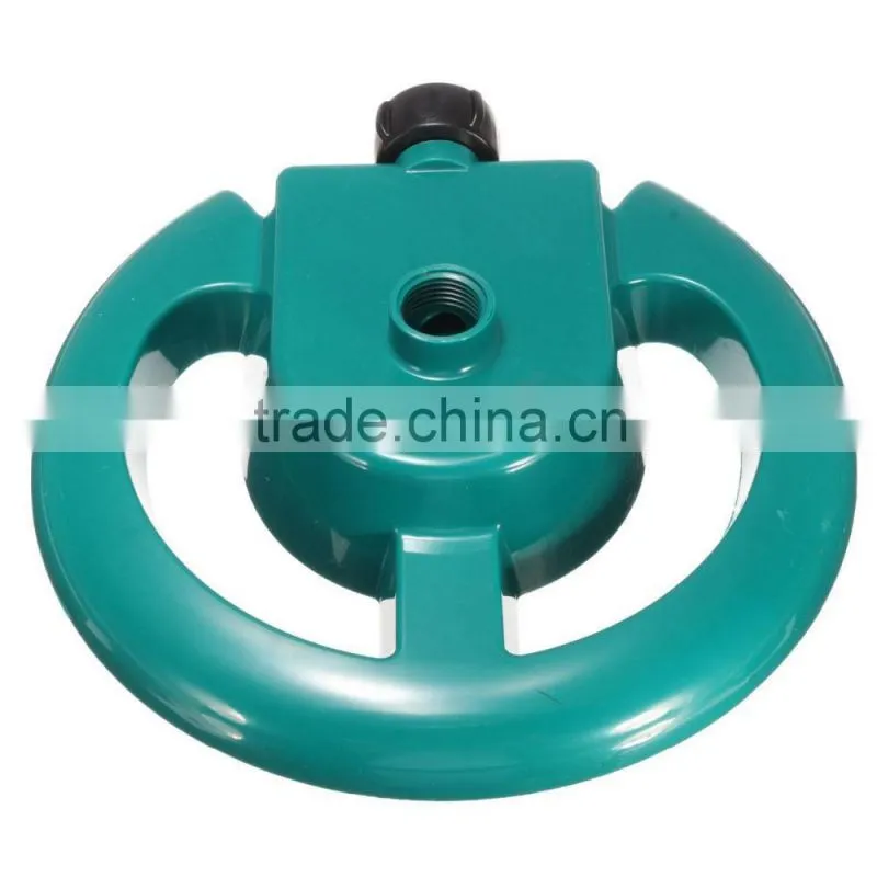 Blue and Black Color Lawn Water Sprinkler Plastic Rotating Adjustable 360 Degree Garden Irrigation