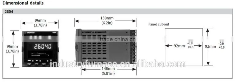 HOT SALE Industrial process controller control both furnace temperature, carbon potential and quenching