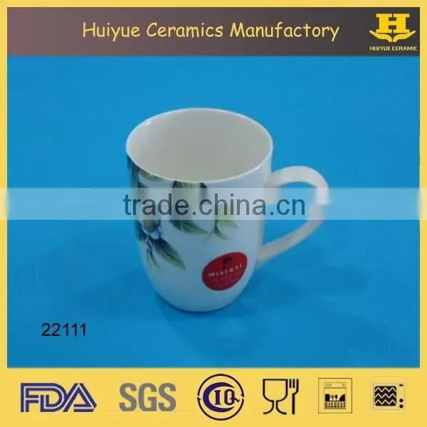 porcelain tea set with decal, high quality tea set