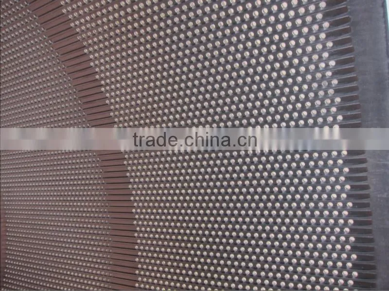Stainless steel strainer drum in stock preparation line