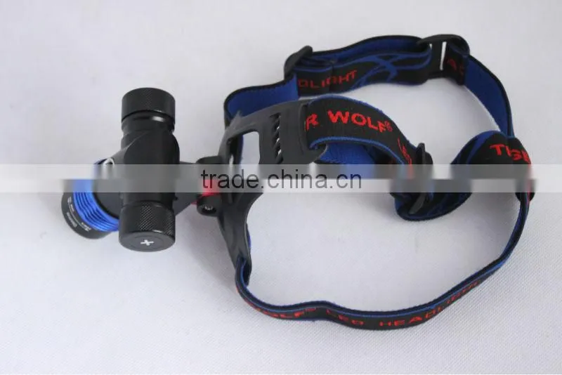 rechargeable led headlamp aluminum LED headlight powerful LED headlamp